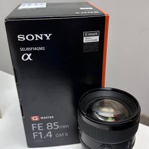 [FS]-95% new Sony FE 85mm F1.4 GM II (GM2) (Official Warranty Till June 2026)