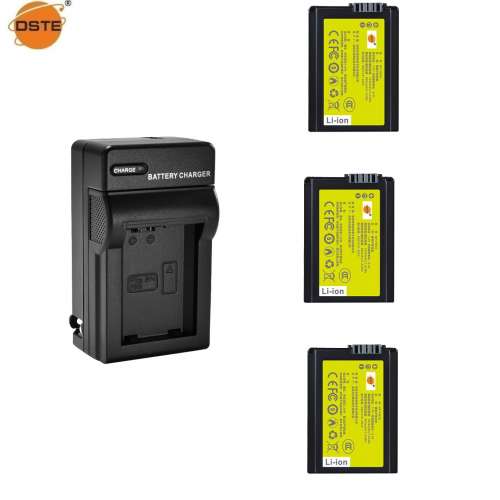 DSTE NP-FW50 Fully DecodedLithium-ion Battery For Sony Alpha With Charger