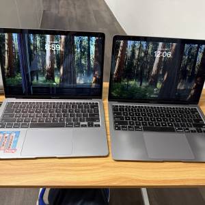 平售兩部Macbook Air M1 A2337 最平果部1680元機身100%正常用到，只是屏幕有一小部...