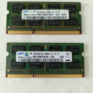 三星 手提電腦RAM 2Gbx2 共4Gb