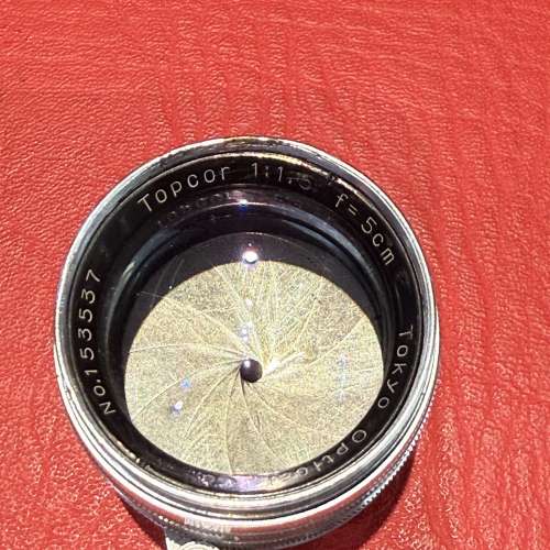 Tokyo Kogaku Topcor 5cm 50mm f1.5 ltm Lens