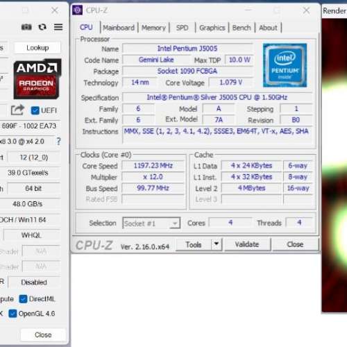 DELL Wyse 5070 Extended Thin Client Pentium Silver J5005 512GB SSD AMD E9170 GPU