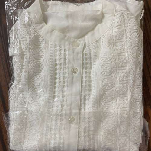 全新 日系衣服 上身 zozotown moment+ 白色襯衫 M size