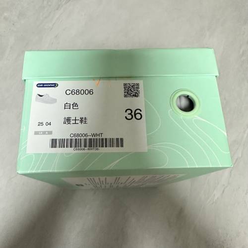 Dr.Kong白色護士鞋 36碼