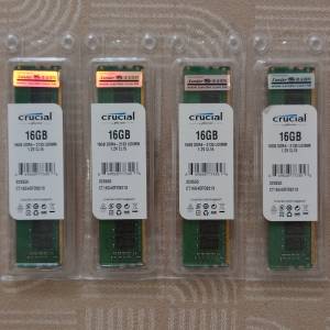 Crucial DDR4 2133 PC4-24000 16GB *4 = 64GB