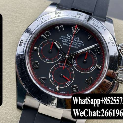 Rolex 勞力士 daytona 116519 40mm 白金黑 膠帶 計時
