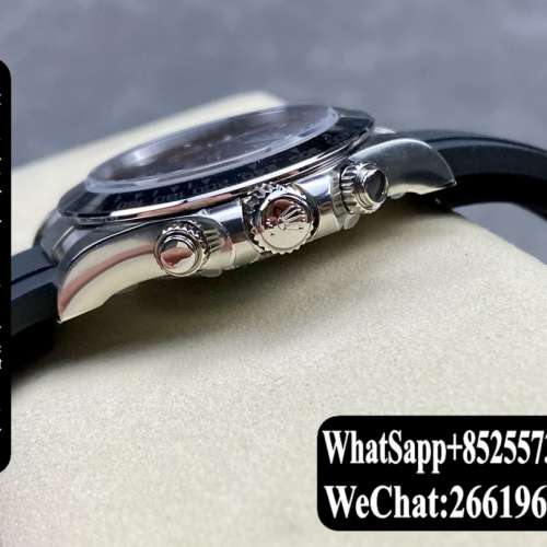 Rolex 勞力士 daytona 116519 40mm 白金黑 膠帶 計時
