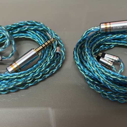 (藍龍王)人聲利器,極化調音,8絞1064芯AWG24單晶銅銀合金,LITZ技術加屏敞及鎳合金24A...