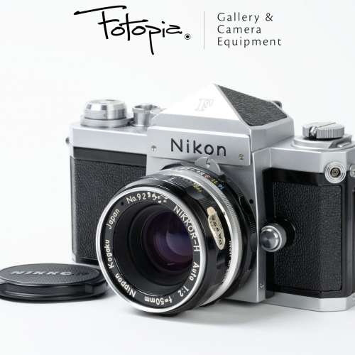 || Nikon F - Silver with Nikkor-H 50mm F2 - Non-AI $3300 ||