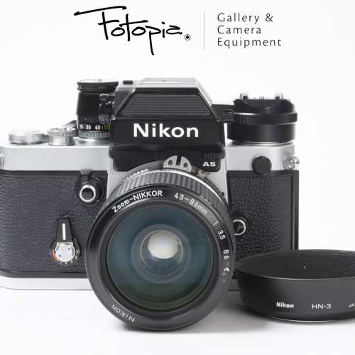 || Nikon F2 Photomic AS - Silver with Zoom-Nikkor 43-86mm F3.5 - AI ||