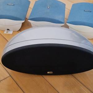 Speaker Celestion 3隻衞星， 中置Kef