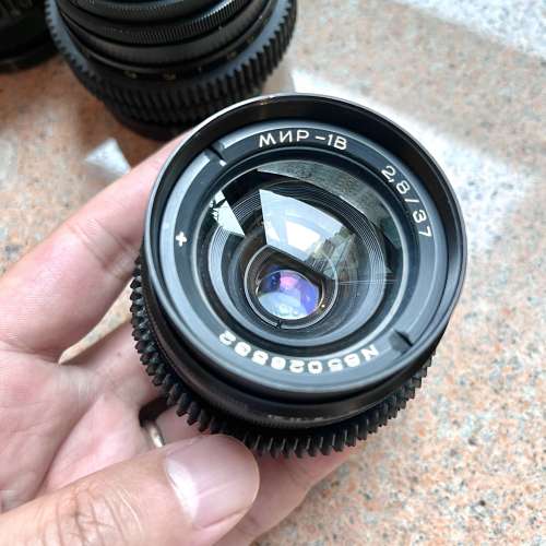 八羽怪 俄仔鏡 M24 HELIOS 58/2, 37/2.8, 28/2.8 3支鏡連m24 to sony轉接環