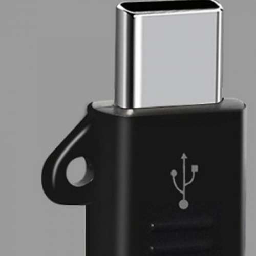 Micro USB 轉 Type C 轉接頭 數據傳輸 充電 連掛繩孔(包郵)