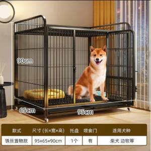 80%NEW  黑色 大狗籠