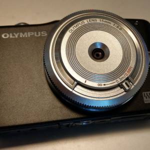 近全新 Olympus 15mm f/8 定焦廣角手動鏡頭 + 机身保護蓋