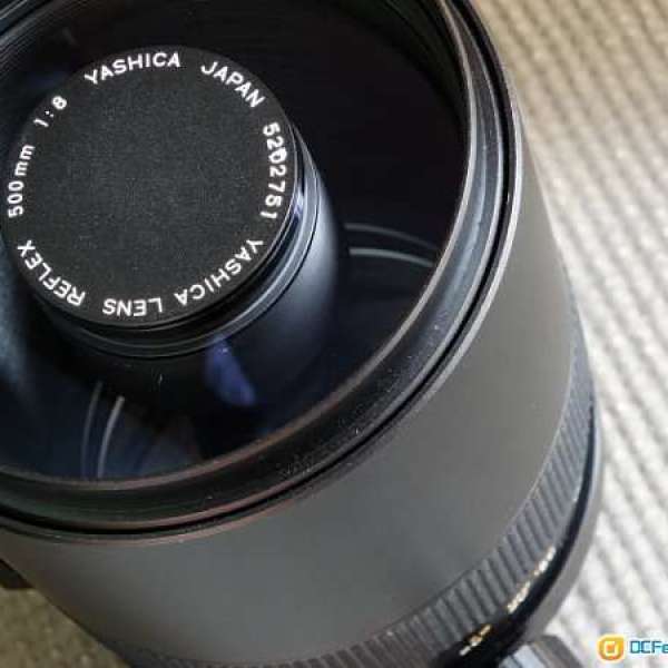 Yashica 500/8 reflex 反射波波鏡 $2900 極新淨