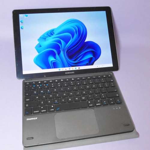 良好已升win11home64bit三星TabPro S SM-W700 12吋128GB 4G Ram Wi-Fi送袋連MOMAX藍...