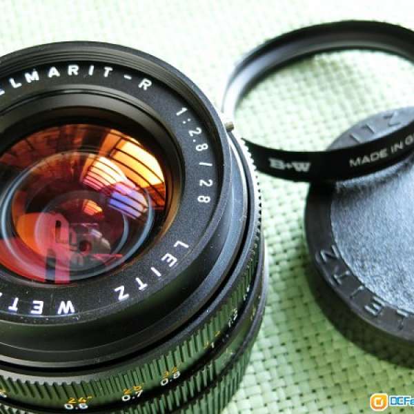 Leitz elmarit-R 28/2.8 色層最豐富廣角 $5800 (A7,M43,FX,單無反都合