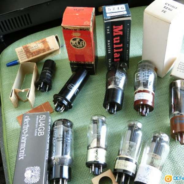 5Z4G/ R4 /T /U---整流膽-歐美蘇大陸精品 $100--- 部份已沽！全新NOS