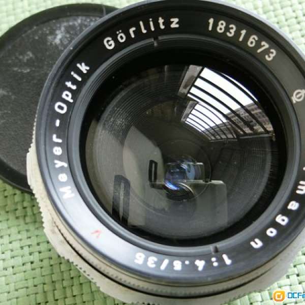 白銀筒早期梅爺Meyer optik Gorlite Primagon 35/4.5光圈細場面大MD 口