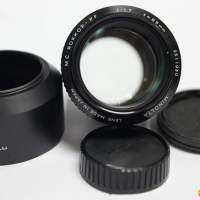 Minolta MC Rokkor-PF 85mm f1.7 手動鏡頭 連原廠金屬 hood