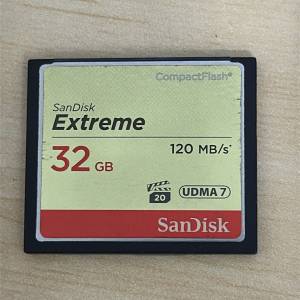 SanDisk Extreme 32GB CompactFlash Card CF咭 120MB/s