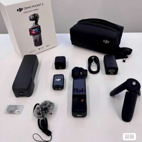 DJI Osmo Pocket 3 Creator Combo 配件全齊 2024 12月買 有保 冇dji care 無sd card