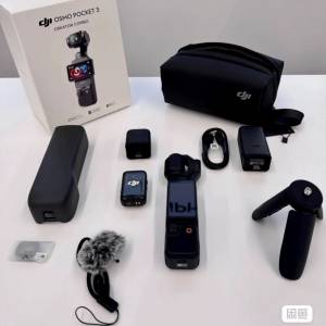 DJI Osmo Pocket 3 Creator Combo 配件全齊 2024 12月買 有保 冇dji care 無sd card
