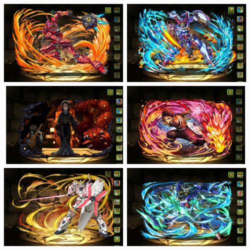 多合作 鬼滅之刃 Gundam GQuuuuuuX 數碼暴龍 龍族拼圖 Puzzle and Dragon