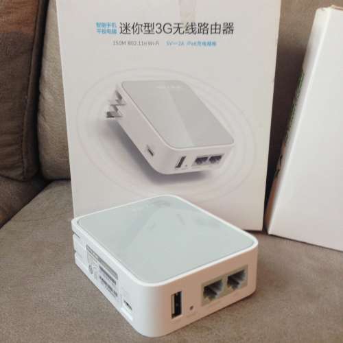 💻 TP-LINK WiFi Router with USB Charger TL-WR720N USED 迷你型3G無線路由器 💻