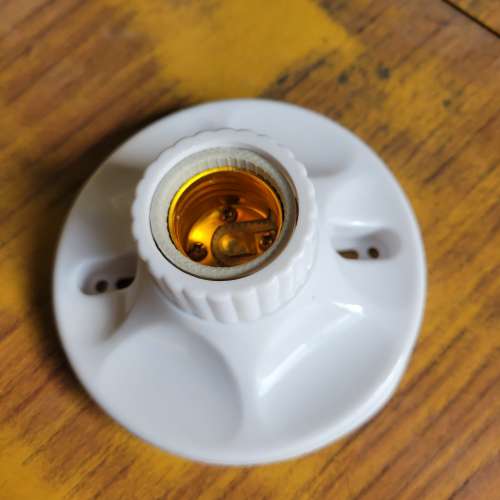全新E27镙頭燈胆底座