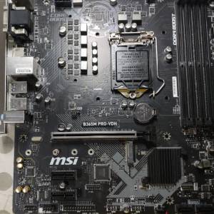 B365M PRO-VDH Micro ATX主版 ((正版Window10Home)) Socket 1151 支援8、9代CPU