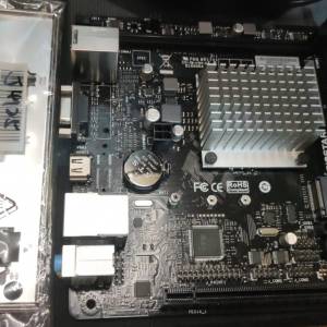 ITX主版 BIOSTAR J4125NHU (DDR4) ((正版Window10Home))內建四核心CPU
