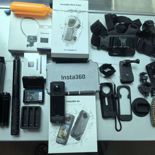 Insta360 X4 全景相機(新淨，有使用痕跡，鏡頭及螢幕100%冇花)（連遙控器/運動相機...