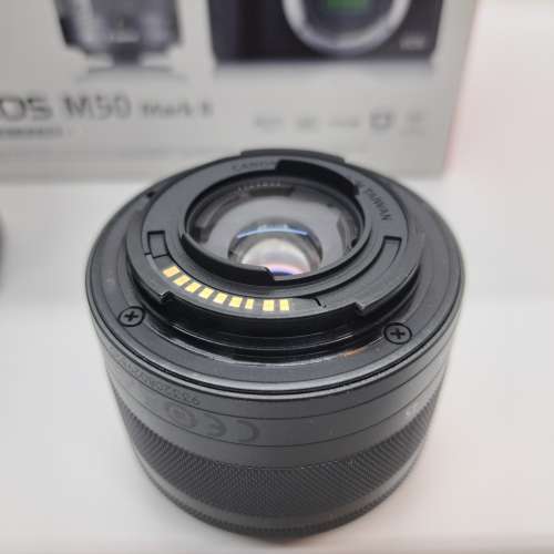 Canon EOS M50 Mark II 可拍4k片 有人面對焦Vlog機皇全新水貨有盒連  EF-M 15-45 f...