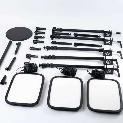 Elgato 3 Key Light set with 2 Flex Arm  L and 1 Heavy base set
