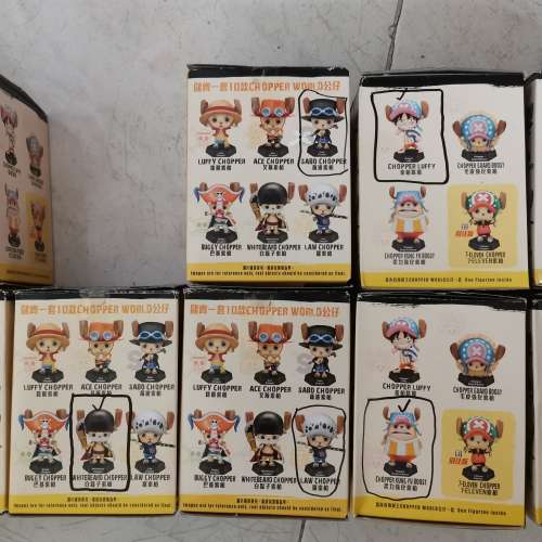 【朗屏】7-11 海賊王公仔 索柏 別注版  Chopper Word ONE PIECE 玩具 擺設 Toys