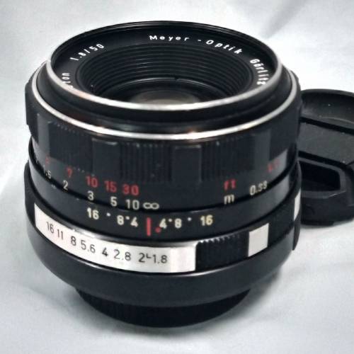 Meyer-optik 50mm F1.8  oreston  m42-mount