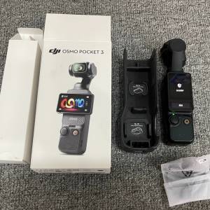 DJI Osmo Pocket 3 單機有單有盒8月3號買 極新 冇sd卡 冇dji care