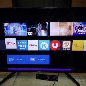 Sony 索尼43吋 4K 超高清智能電視 Smart TV