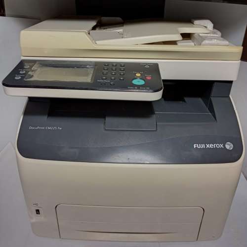 富士施樂 Fuji Xerox CM225fw(零件機) +跟12盒碳粉 4合1無線鐳射打印機 not canon ...