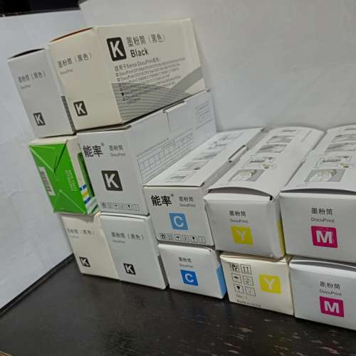 富士施樂 Fuji Xerox CM225fw(零件機) +跟12盒碳粉 4合1無線鐳射打印機 not canon ...