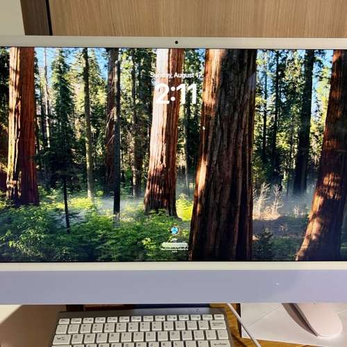Apple iMac M1 24吋 2021 （螢幕有小缺陷，請看清楚描述。）