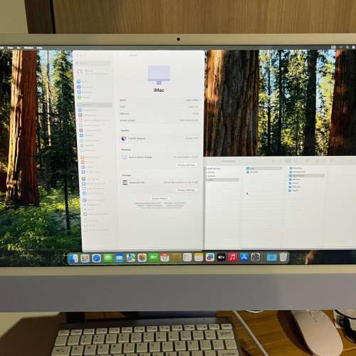 Apple iMac M1 24吋 2021 （螢幕有小缺陷，請看清楚描述。）