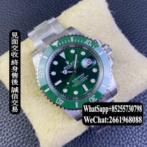 Rolex 勞力士 submariner 116610LV-0002 40mm 綠水鬼 綠綠