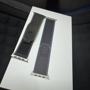 （原裝正版）Apple Watch Ultra 錶帶 （49mm藍色配黑色越野手環 S/M size