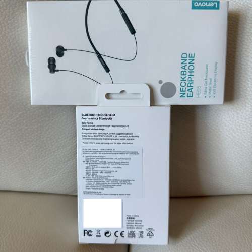 三星 無線滑鼠 全新未開封 Samsung Bluetooth mouse slim + 送埋藍牙無線耳筒 全新...