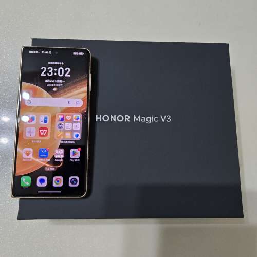 Honor 榮耀 Magic V3 絲路敦煌 (香港行貨, 有保養, 99.9%new)