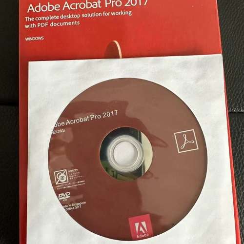 全新零售版Adobe Acrobat Pro 2017正版彩盒 編輯PDF