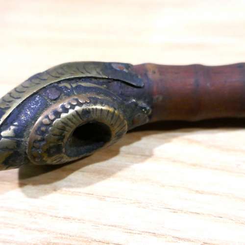 幾拾年前物品清貨~古董竹煙咀1支